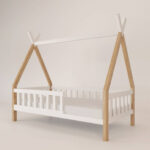 łóżko tipi z barierkami