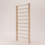 Drewniana drabinka gimnastyczna dla dzieci