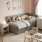 szare łóżko tapicerowane 04