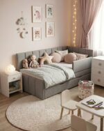 szare łóżko tapicerowane 04