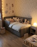 szare łóżko tapicerowane 05